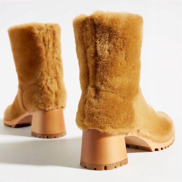 NEW Swedish Hasbeens Fluff Boots Women’s Size 37 - Picture 7 of 13